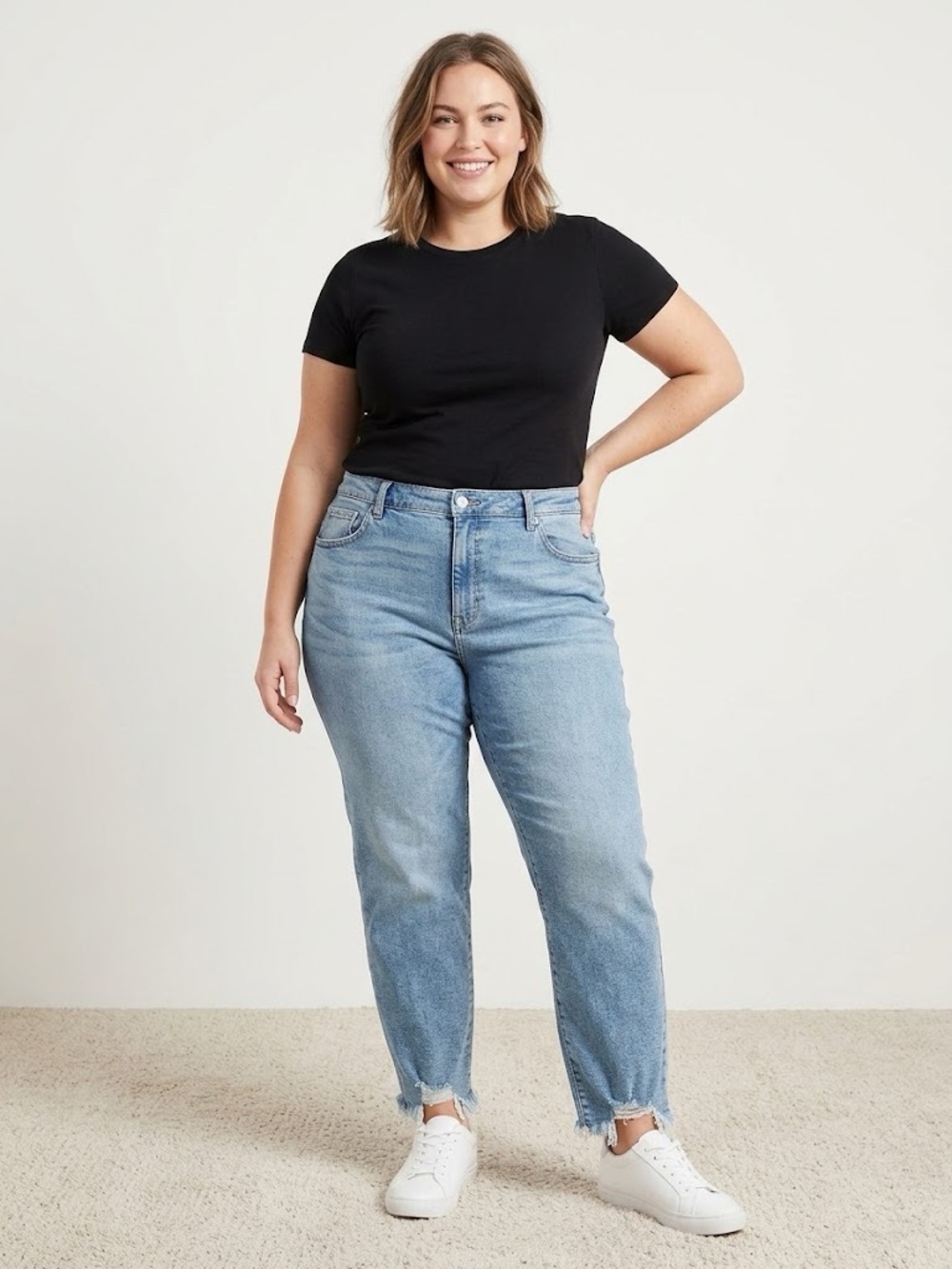 Time and Tru Light Blue Boyfriend Jeans